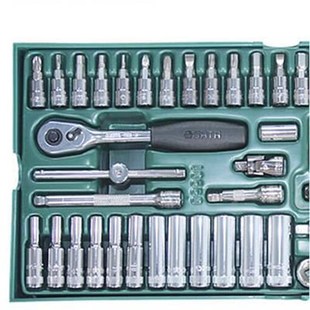 世达09901工具车托66件小飞6.3系列套筒组套套装 棘轮扳手旋具9901