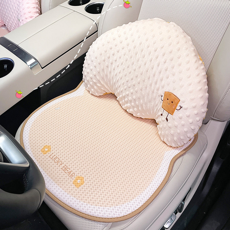 汽车靠垫主驾驶腰靠座椅腰枕护腰靠背垫办公室孕妇腰垫靠枕记忆棉