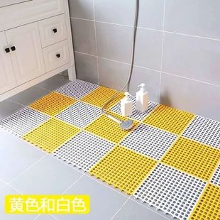 卫生间地垫防滑垫防水淋浴房家用镂空厕所隔水浴室洗澡间沐浴垫子