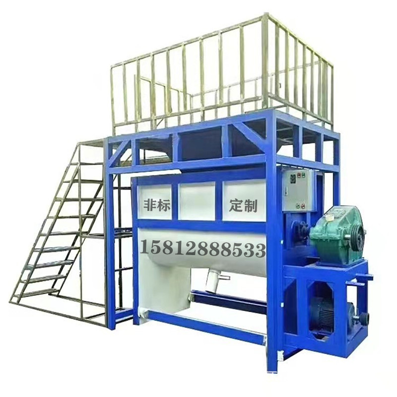 山东卧式搅拌机 不锈钢干粉混合机 小型家用食品面粉卧式搅拌机