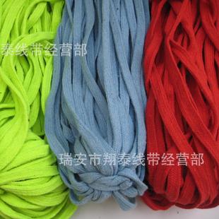70米1.0cm扁棉绳宽空芯24种彩色双层扁棉绳 帽绳 棉裤 腰绳