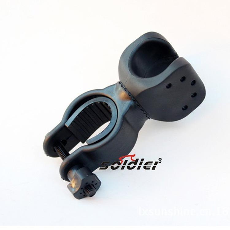 转灯架 360度旋转灯架 电筒夹 自行车灯夹 //8字灯夹好SJ-10809