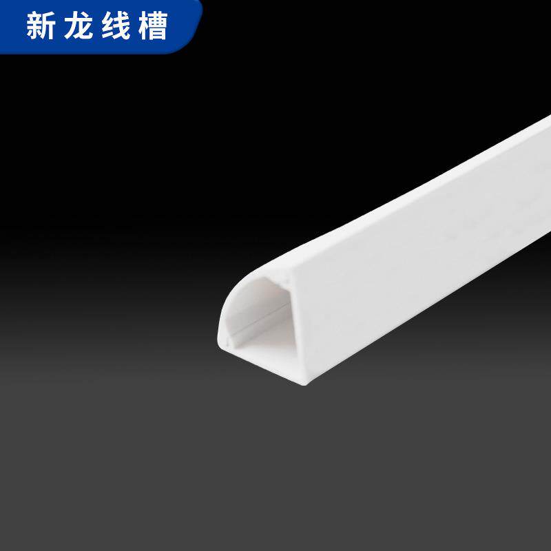 PVC超厚3号墙角隐形地线槽 塑料地板电线网线明装三角弧形保护管