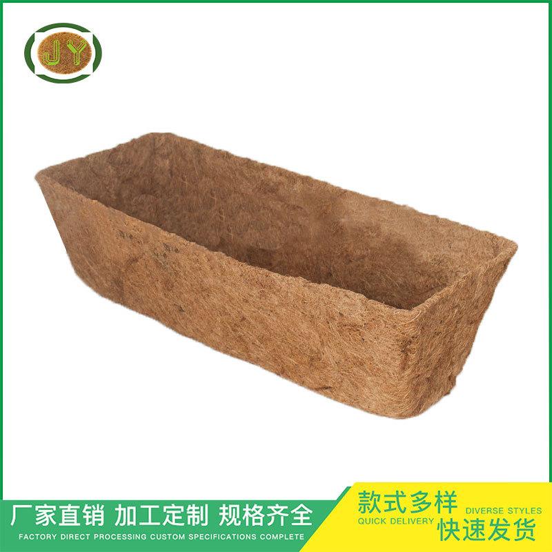 厂家供应椰棕花篮 椰棕铁架花盆 壁挂式阳台椰棕盆室内盆景