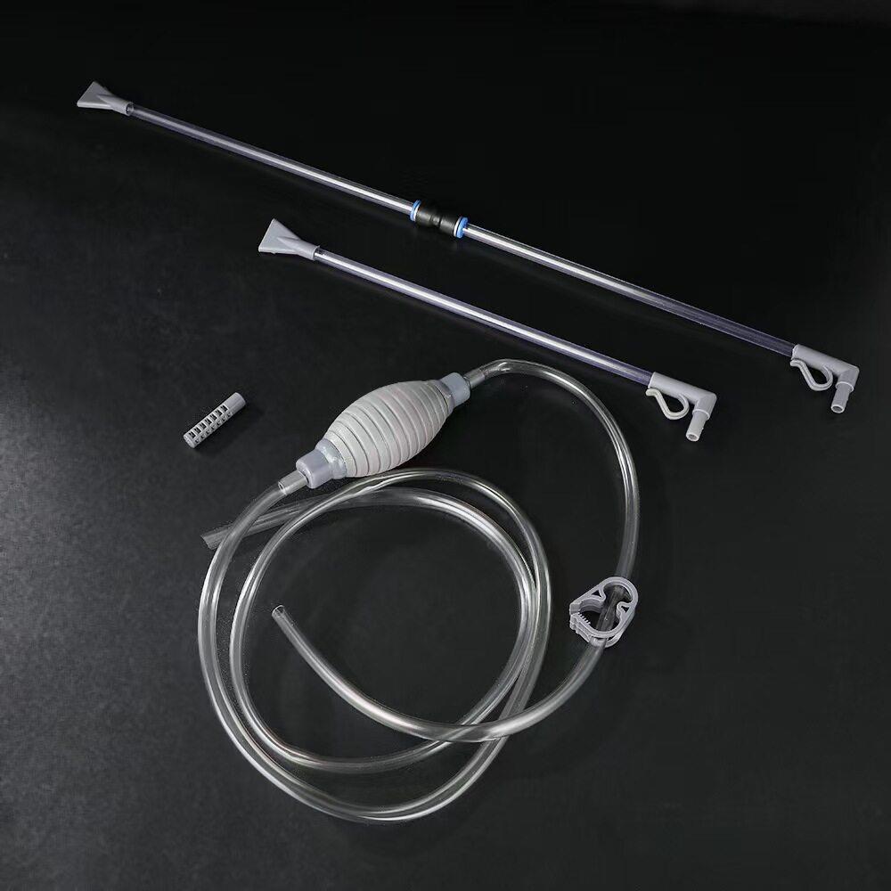 鱼缸换水吸便器清洗虹吸管清理鱼粪便工具抽水管吸污洗沙手动