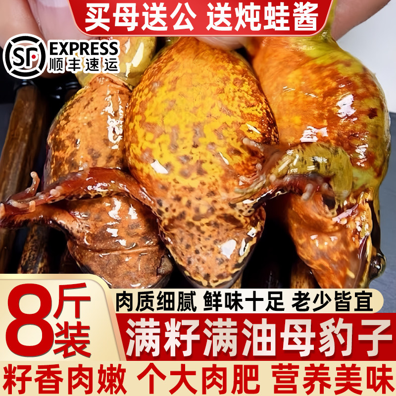 无冰东北林蛙公母当季新货顺丰