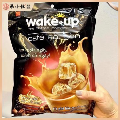 越南进口威拿咖啡wake up cafe sai gon西贡冰咖啡456克24小包