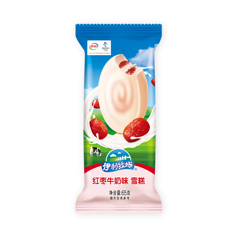 伊利冰淇淋红枣牛奶雪糕