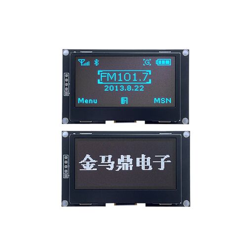 JMD2.42寸oled显示屏I2C串口5pin模块12864液晶屏驱动芯片SSD1309