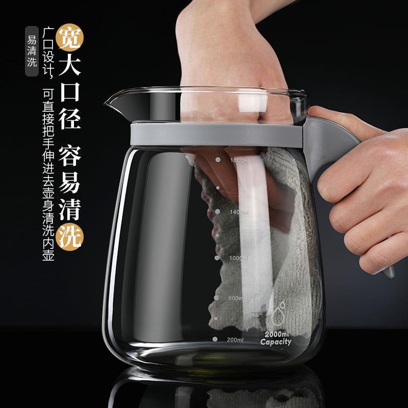 德国玻璃冷水壶套装耐高温家用凉水壶大容量防爆白开水扎壶果汁壶