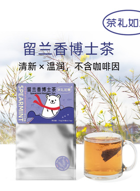 Spearmint留兰香博士茶路易波斯茶可降解独立袋泡茶
