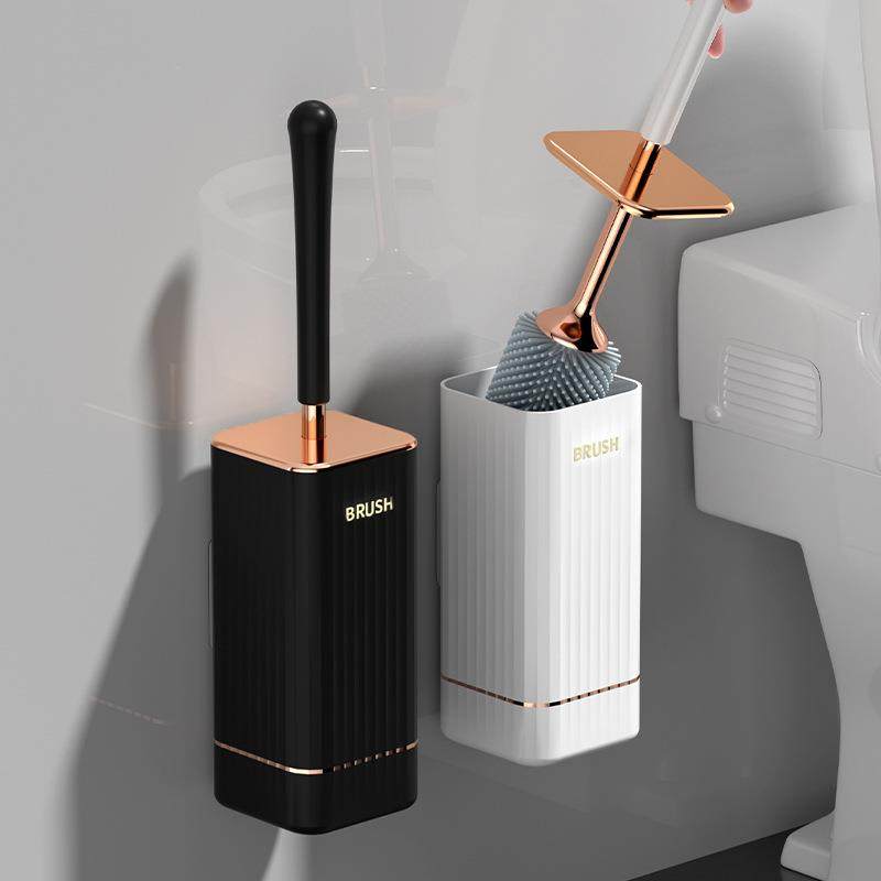马桶刷无死角家用洗厕所硅胶刷子置物架挂墙式坐便清洁卫生间套装,家庭/个人清洁工具,马桶刷/厕所刷,淘宝优惠券,粉丝福利购,淘宝优惠卷