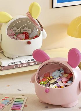 墩墩狗发饰盒桌面大容量儿童女孩发圈头绳首饰收纳盒子女童首饰盒