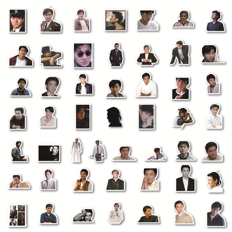 50张刘德华偶像巨星装饰手账diy