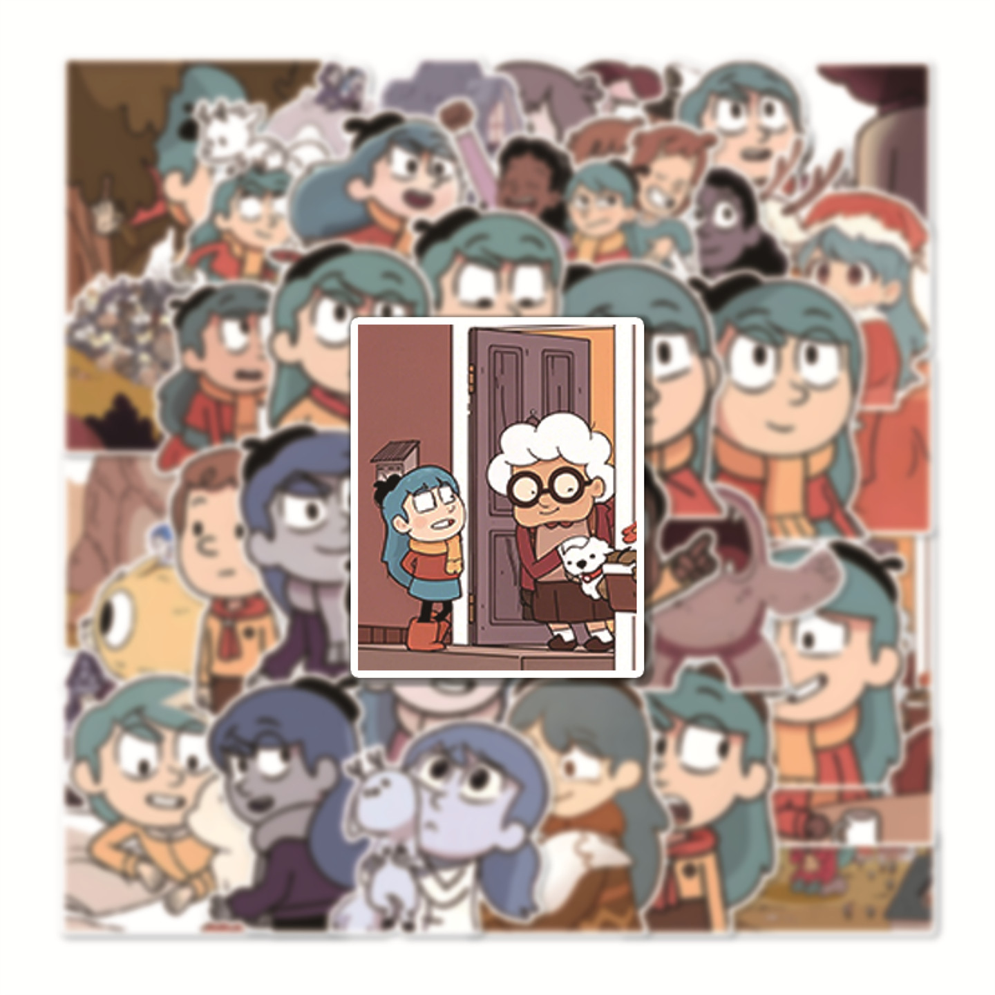 希尔达Hilda卡通可爱贴纸平板diy