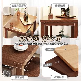 边几家用客厅茶几小桌子四方小方桌沙发角几纯实木阳台正方形茶桌