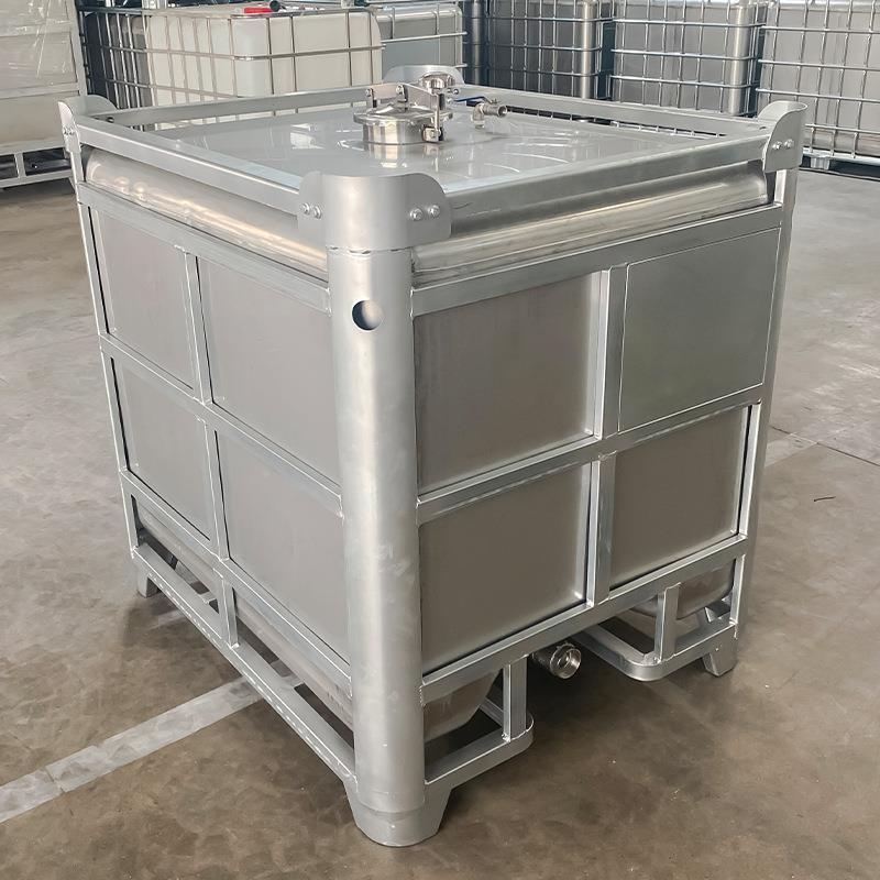 新钢款1高00升不锈吨桶底1000升-盘加高款方型吨桶加底座0吨桶现