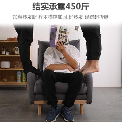 懒人ZG-73054沙发可躺睡孕妇可床台单人阳休闲椅子卧室房间小沙躺