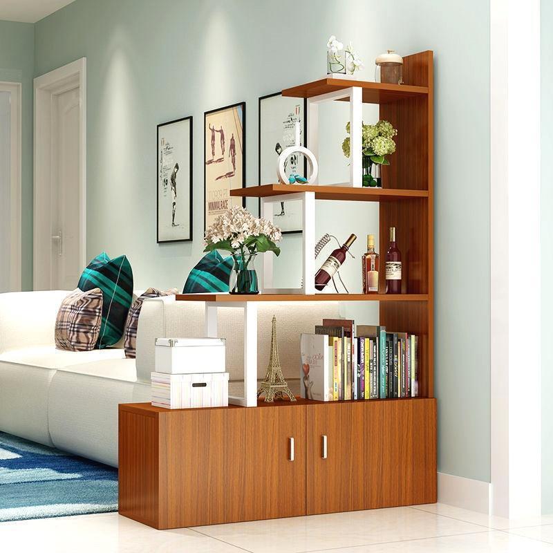 厅玄关客置物架花架装饰屏柜风简64186约现柜代书柜酒隔断柜