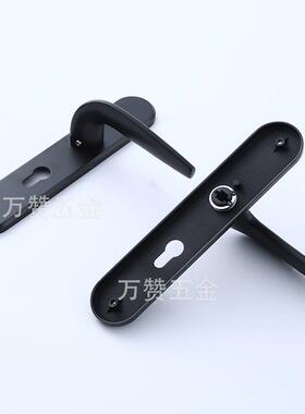 现代简色约室内PD黑静音房门锁V家用型卧室室执手锁卧卫生间M606-