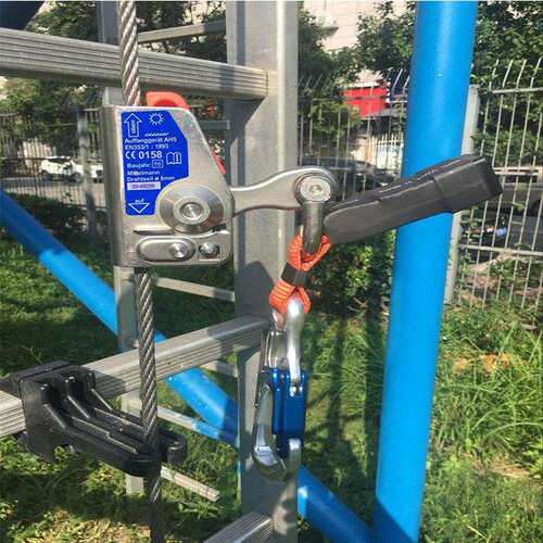 特曼业钢防坠器防坠密落712高空作止坠丝器