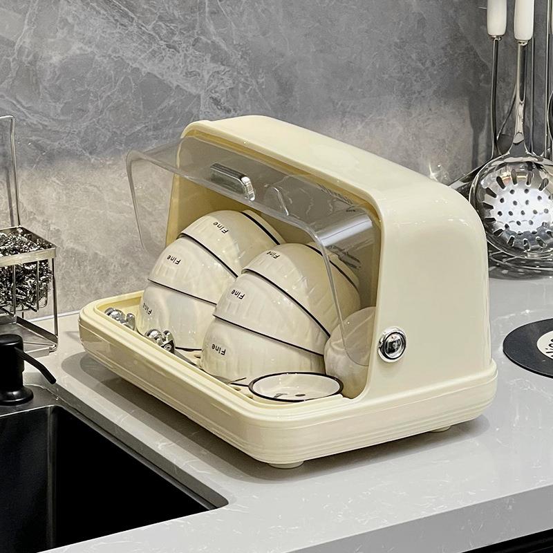 碗筷收纳盒能AL102382碗厨碟收纳用架房家碗架多功沥水置物架防尘