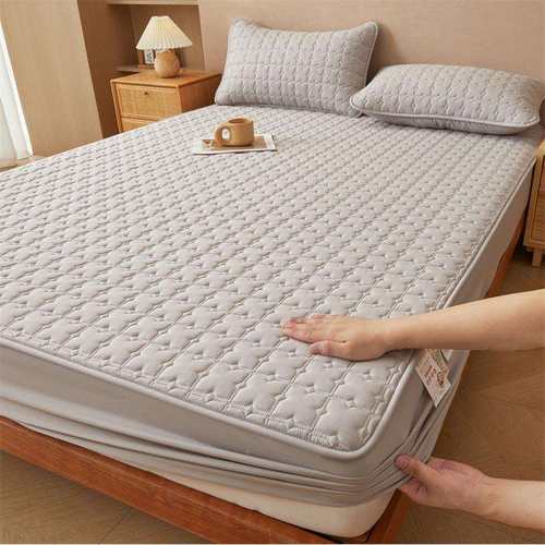 2025新款A类原棉夹棉防241031水隔大笠豆床席梦思保脏套床护罩外