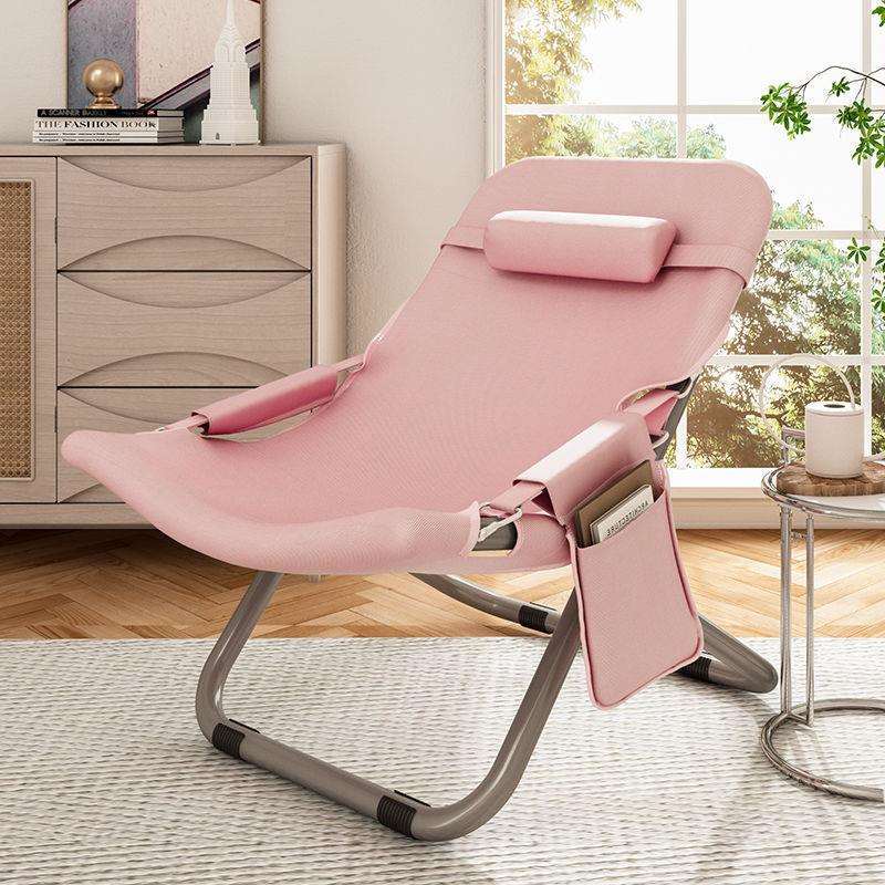 午休椅家用躺折叠PEB椅夏季休闲简靠背易椅小型睡便携懒人椅阳台