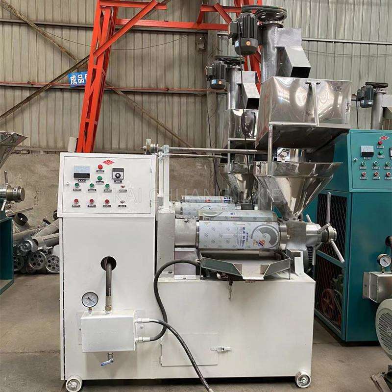 125型大豆核榨桃全自型榨动油机大茶籽螺旋榨油机商用油坊压OUI油