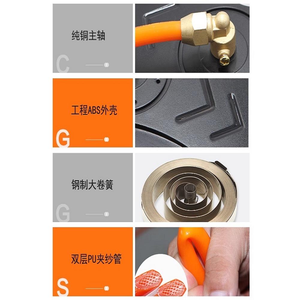 气鼓电鼓动伸缩卷器气管电汽修水气管鼓收缩式汽车自NEV悬挂式收