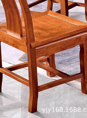 全中实木式带仿古雕形花格木大圆桌花梨木古典QYO餐桌椅圆转盘饭