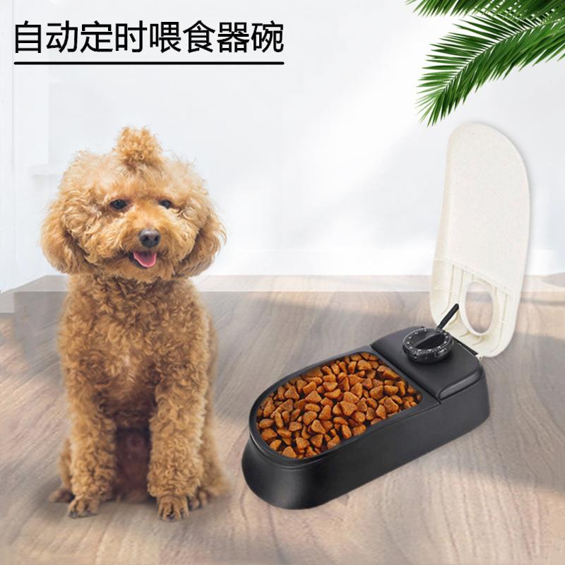 宠物猫咪碗狗狗单碗自动定量定喂食1081食器猫狗大时容量智能投食