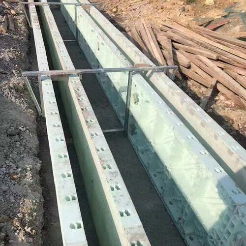水渠U型水沟模水具沟定EUA塑钢ABS模板多型少钱沟盖板模水模立方