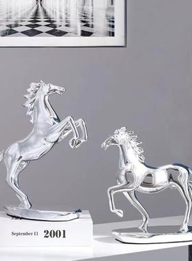轻奢马到家成功创意马摆IVC件摆桌面工艺品办公室酒柜饰件居摆设