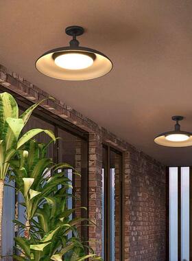 户外顶2885H973入户玄吸关工业风门台顶灯新廊款极简庭院阳灯