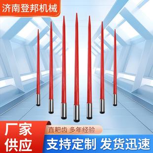 矛齿干草叉干草矛铲车钢尖针叉草针 1250 直耙2齿4510装 载机545