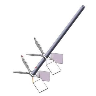 培力202504四不锈钢搅拌桨层三叶页螺旋分散混合双316材质耐腐蚀