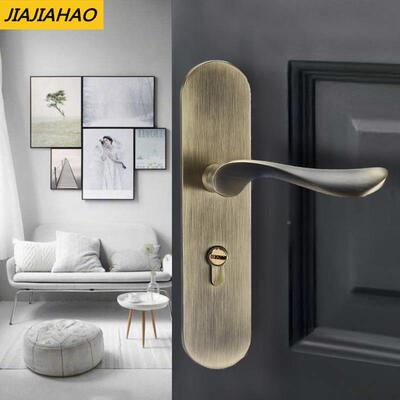 现简CAG约内卧室家用门锁卫生代间间房门把手极简静音实木房门室