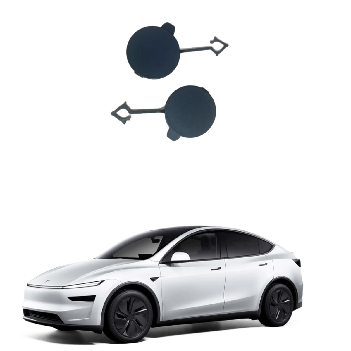 2025特斯拉汽车配件焕新model Y后保险杠牵引钩盖