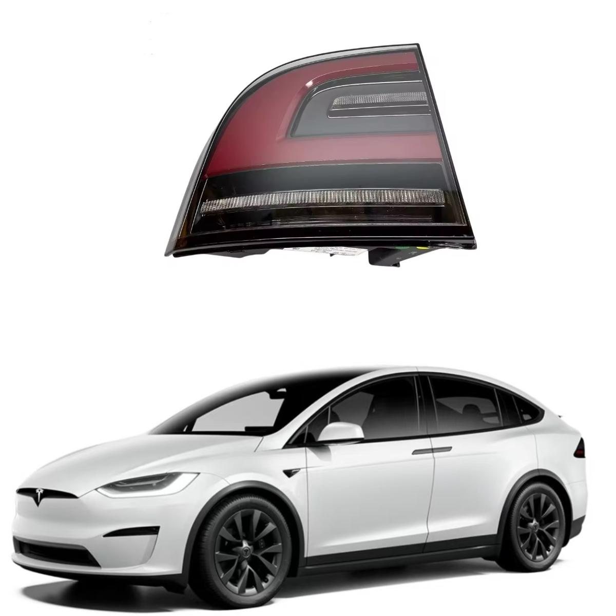 2021-2023新款特斯拉Model X 外侧后备箱后LED尾灯总成配件