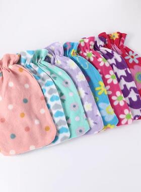 装热水袋的套子彷兔毛布套加绒加厚暖宝布袋2000毫升毛绒通用布套