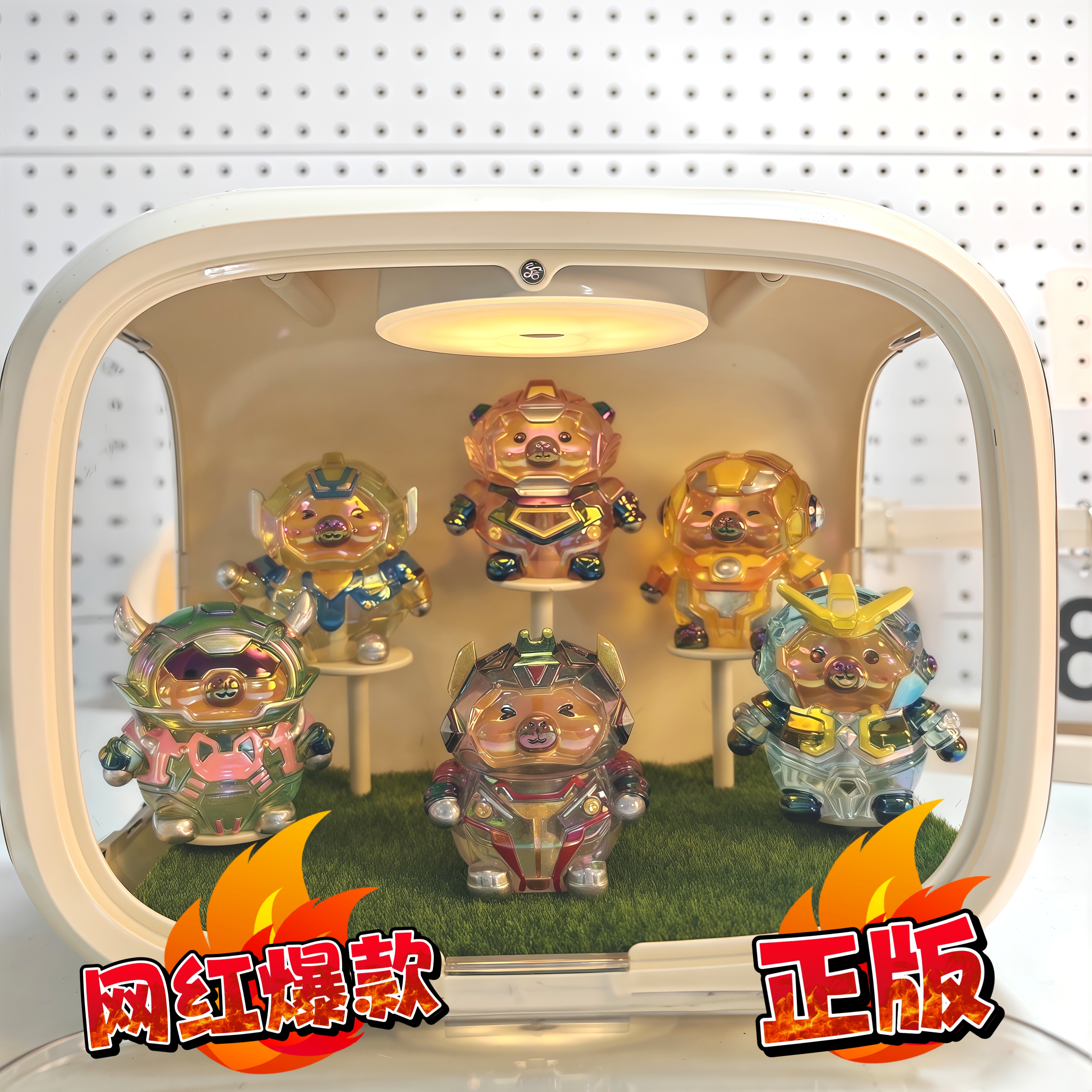 卡皮巴拉盲盒手办高达机甲战士