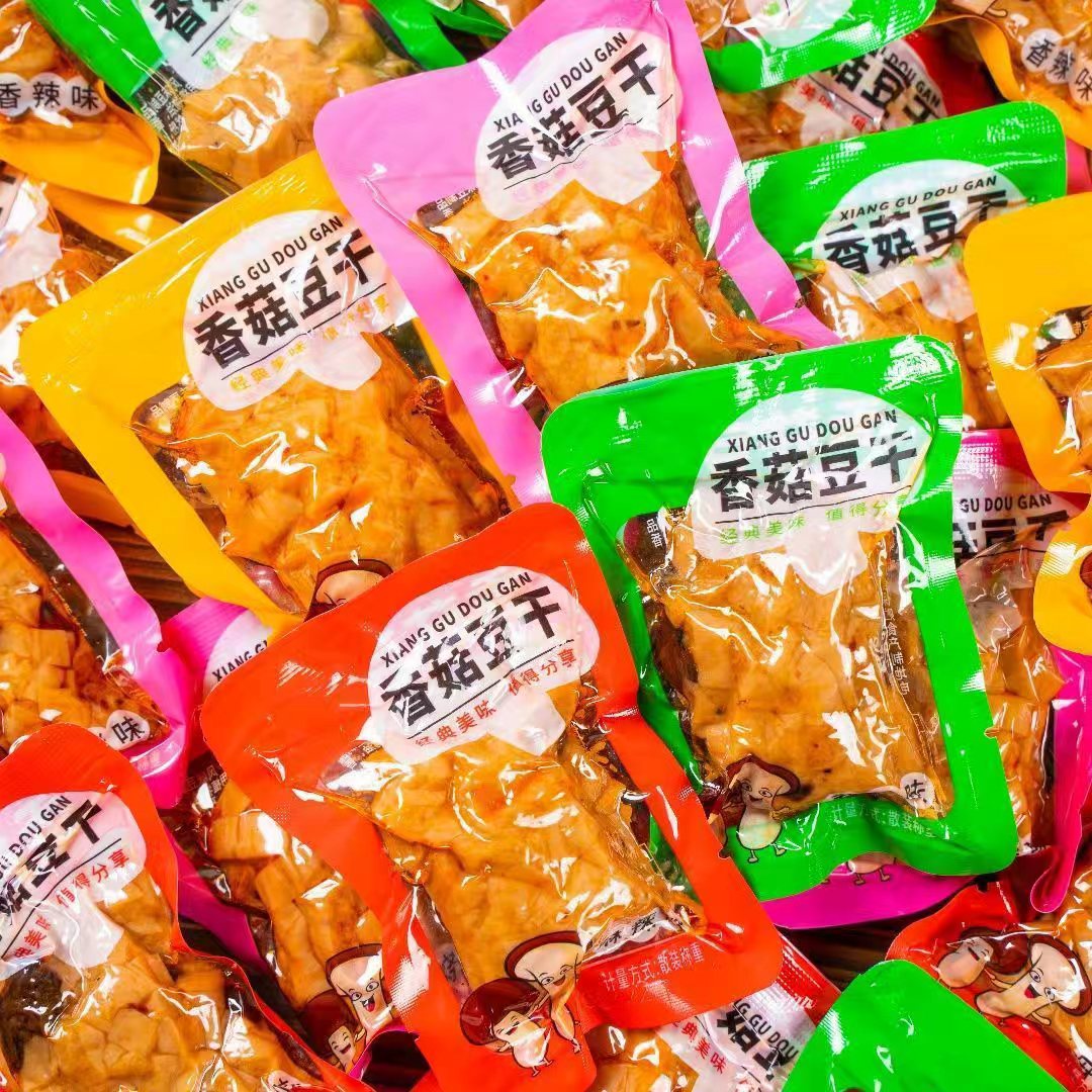 【豆干加量90%】整箱5斤香菇豆干