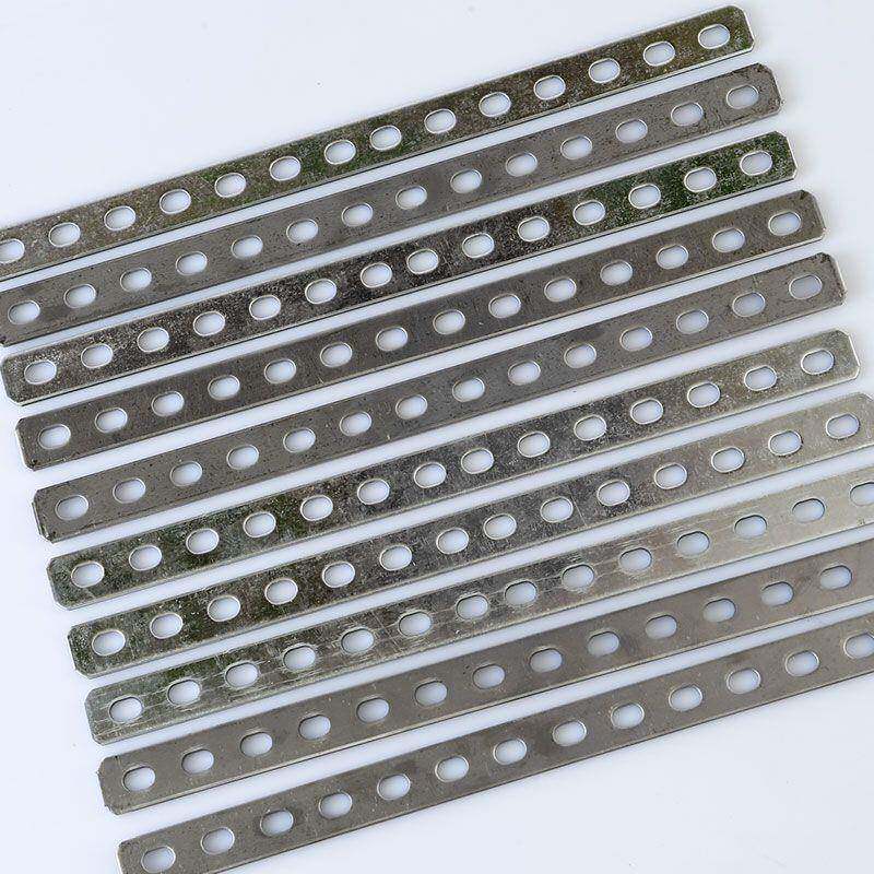 不锈钢板带孔铁条直条扁条加厚神器强力带孔扁条铁片改装角片