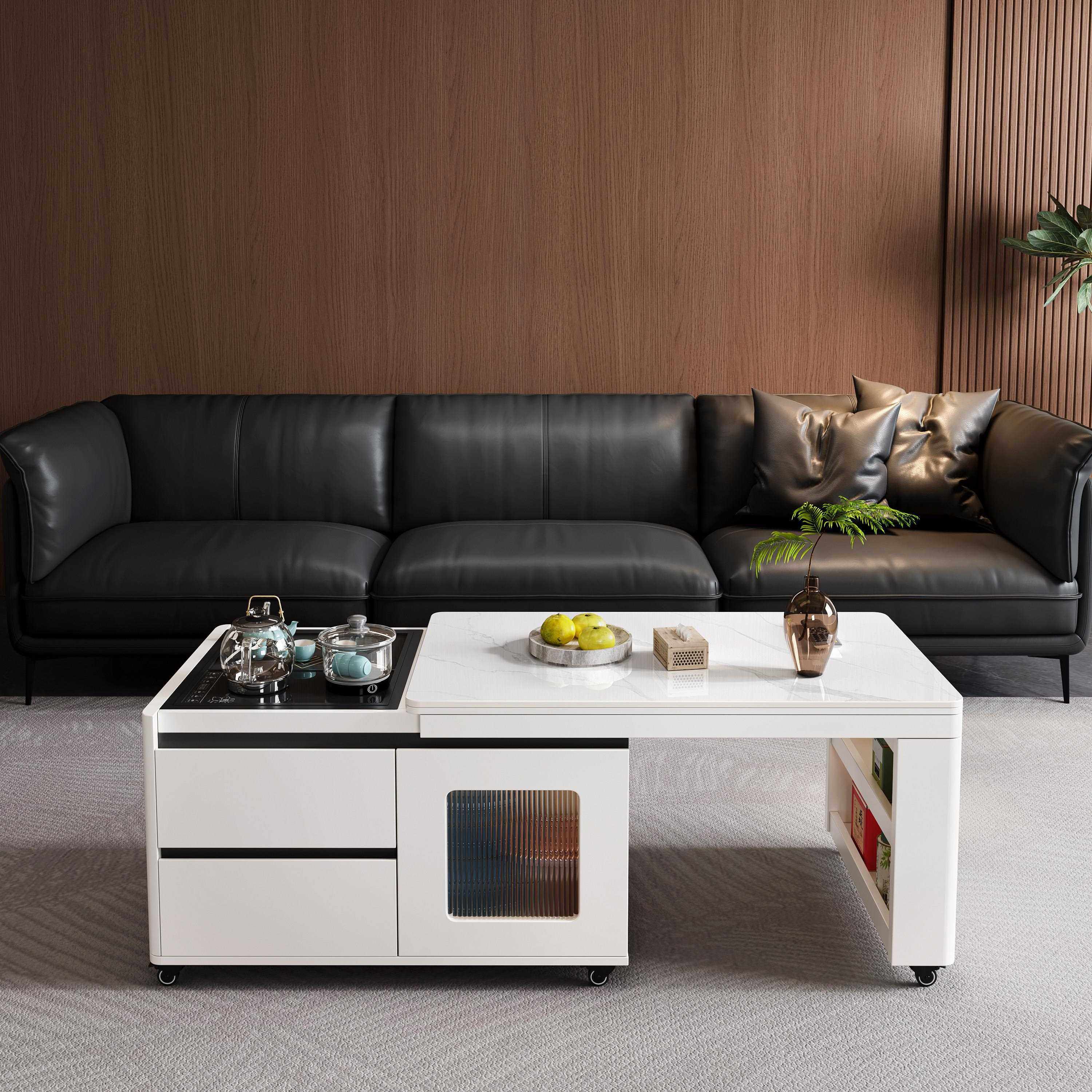 多功能泡茶一体茶几客厅家用伸缩升降小茶台现代简约小户型茶边柜,住宅家具,茶几,淘宝优惠券,粉丝福利购,淘宝优惠卷