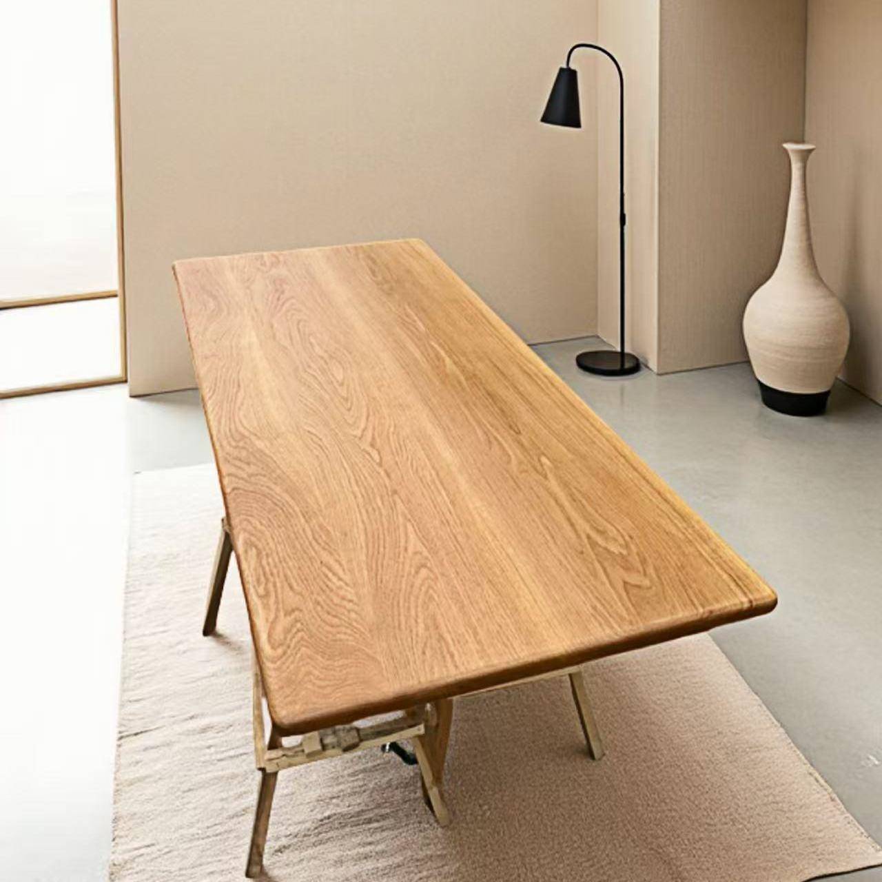 白橡木桌板台面隔板红橡木板升降桌面板餐桌板楼梯踏板实木板定制