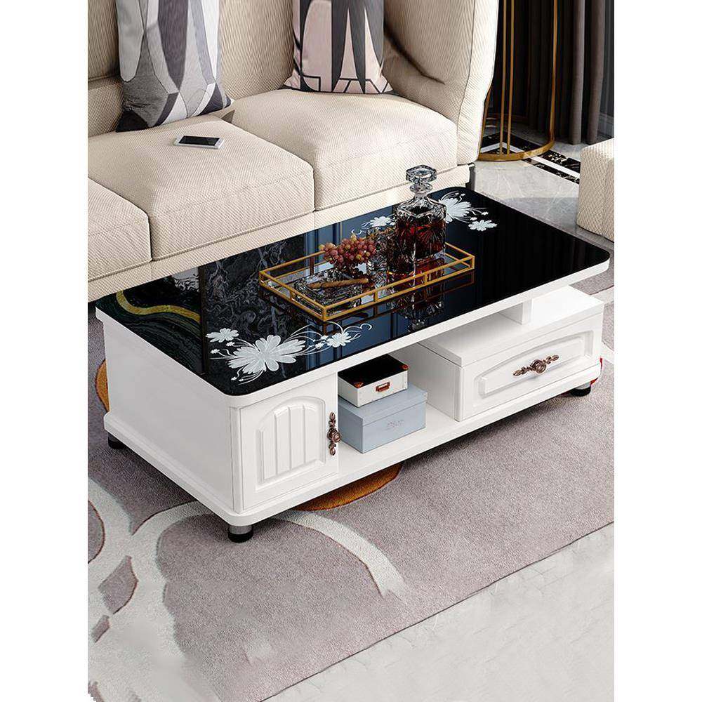 欧式茶几客厅家用电视柜组合新款圆角小户型钢化玻璃沙发茶几桌子,住宅家具,茶几,淘宝优惠券,粉丝福利购,淘宝优惠卷