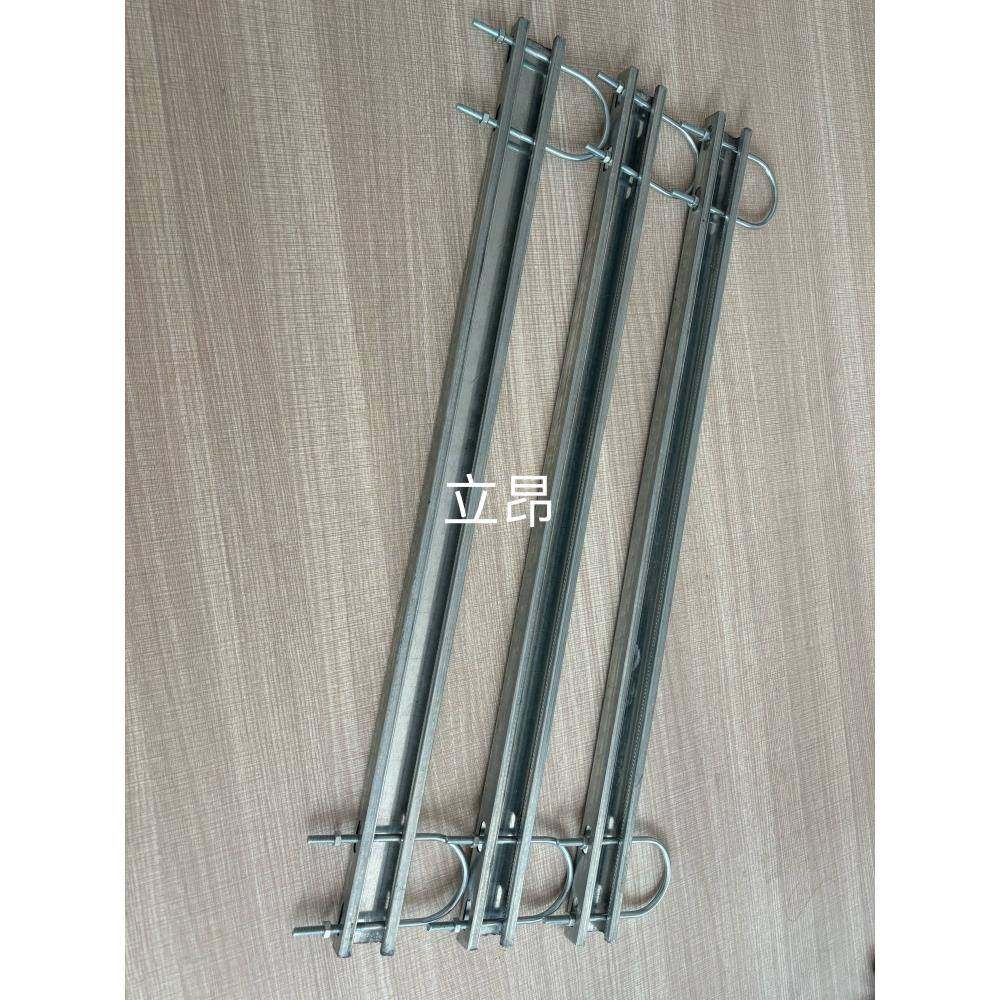 镀锌C型钢高架地板型钢304管夹导轨C型槽滑轨道 镀锌嵌入式