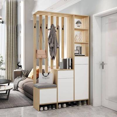 进门屏风隔断柜客厅玄关柜鞋柜简约现代入户玄关玄幻衣帽柜间厅柜