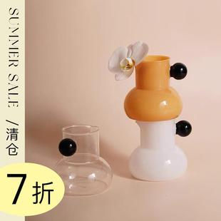 莫语 彩色饮料公道杯家用耐高温牛奶壶 设计师款 高硼硅玻璃分享壶